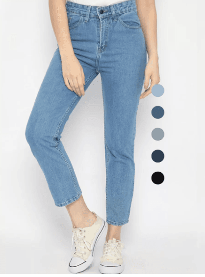 High Waist Slim Jeans thumbnail 1